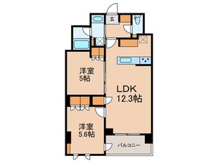 ベルファース駒沢三丁目の物件間取画像